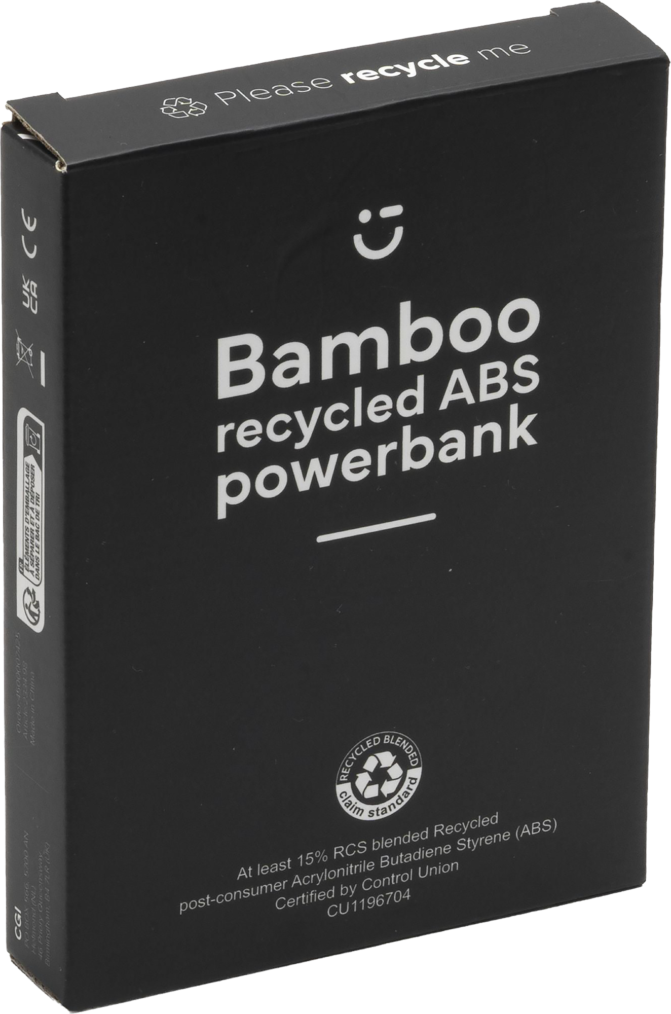 Picture of Recycled ABS & bamboo wireless power bank (10,000mAh)