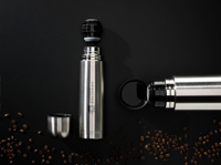 Recycled double walled flask (500ml) 267244_032 (Silver)