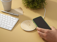 Bamboo 15W wireless fast charger 262988_002 (White)