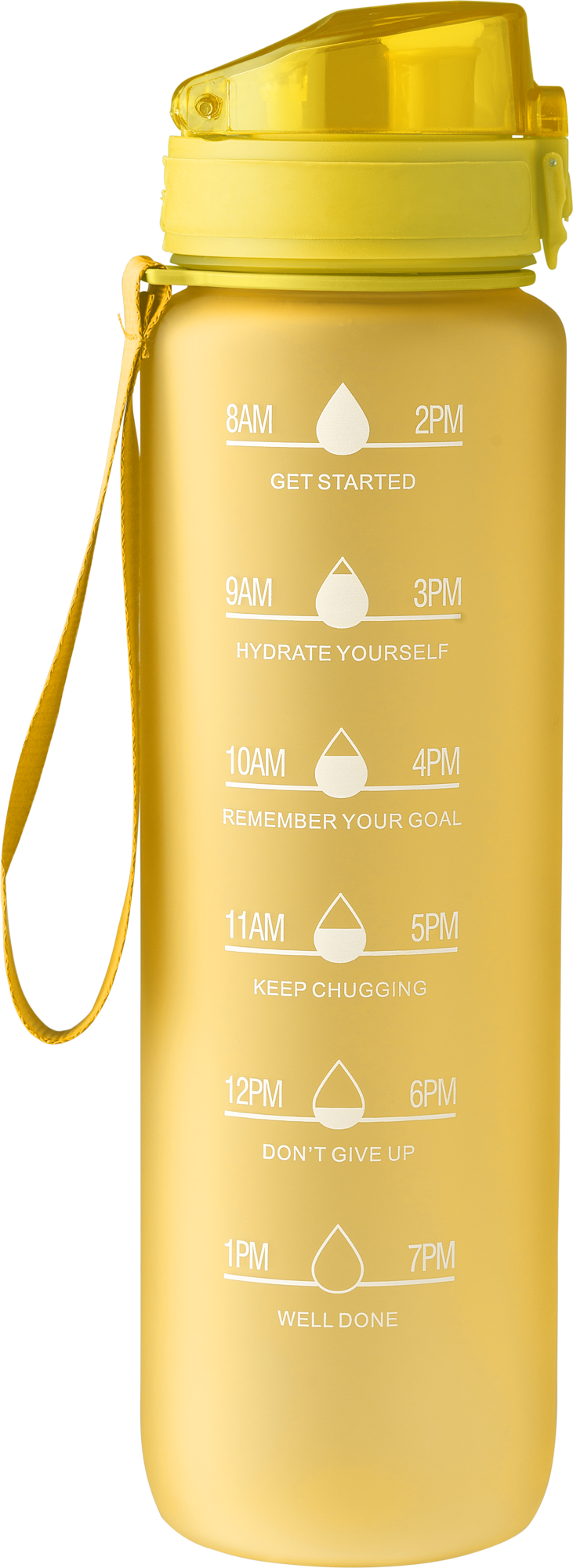 Picture of RPET bottle with time markings (1000ml)