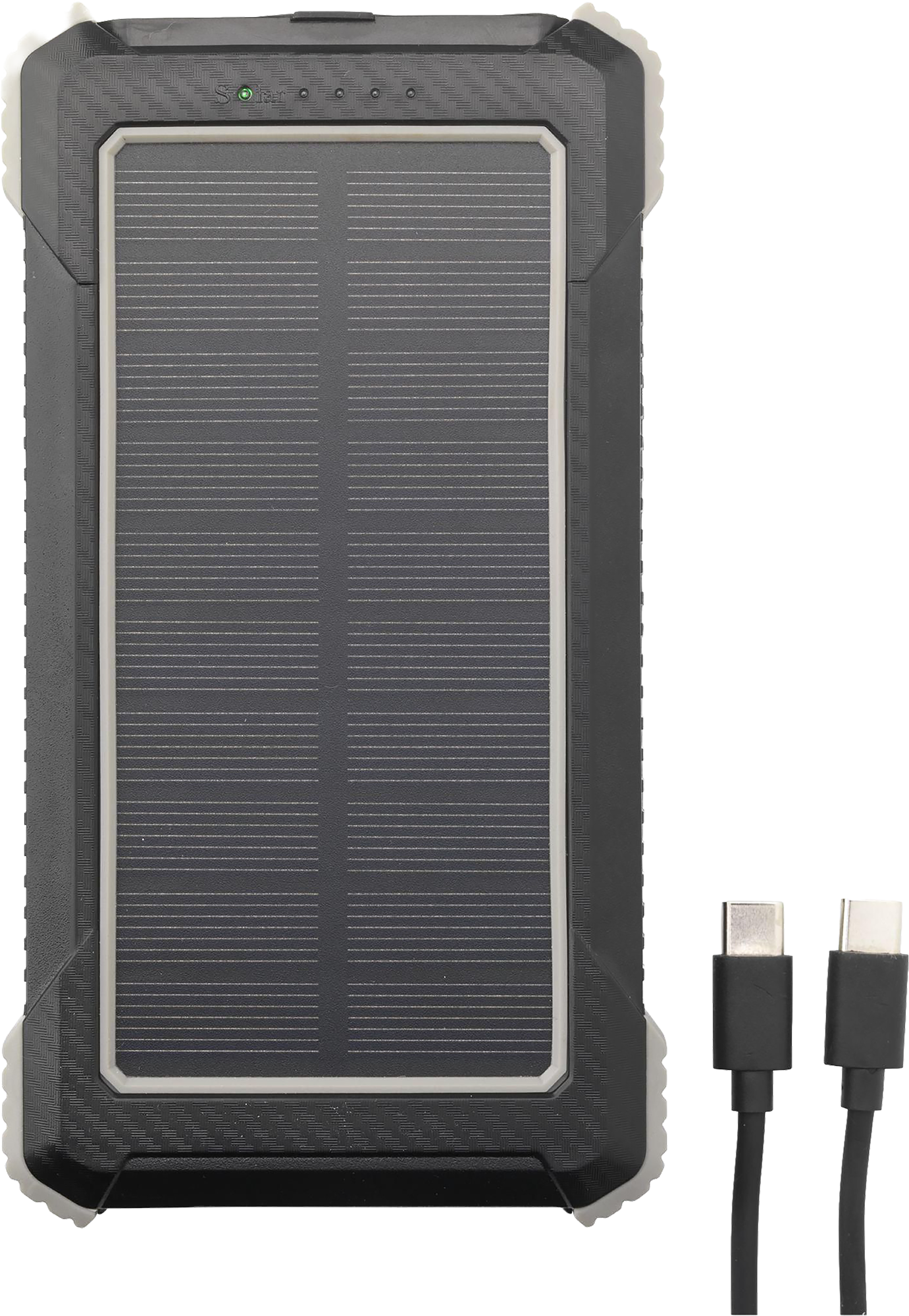 Picture of Recycled ABS solar power bank (10,000mAh)