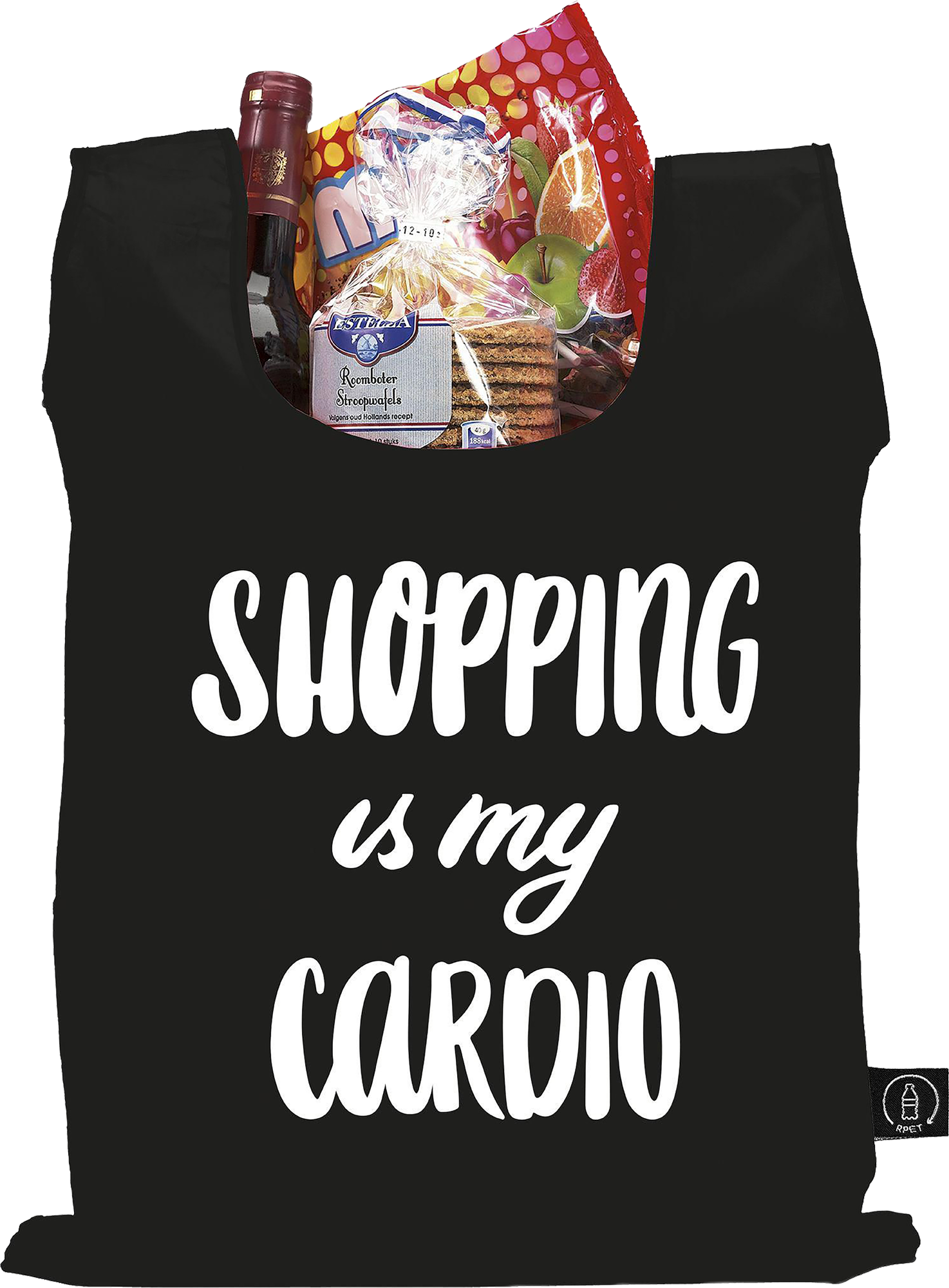 Picture of RPET foldable shopping bag