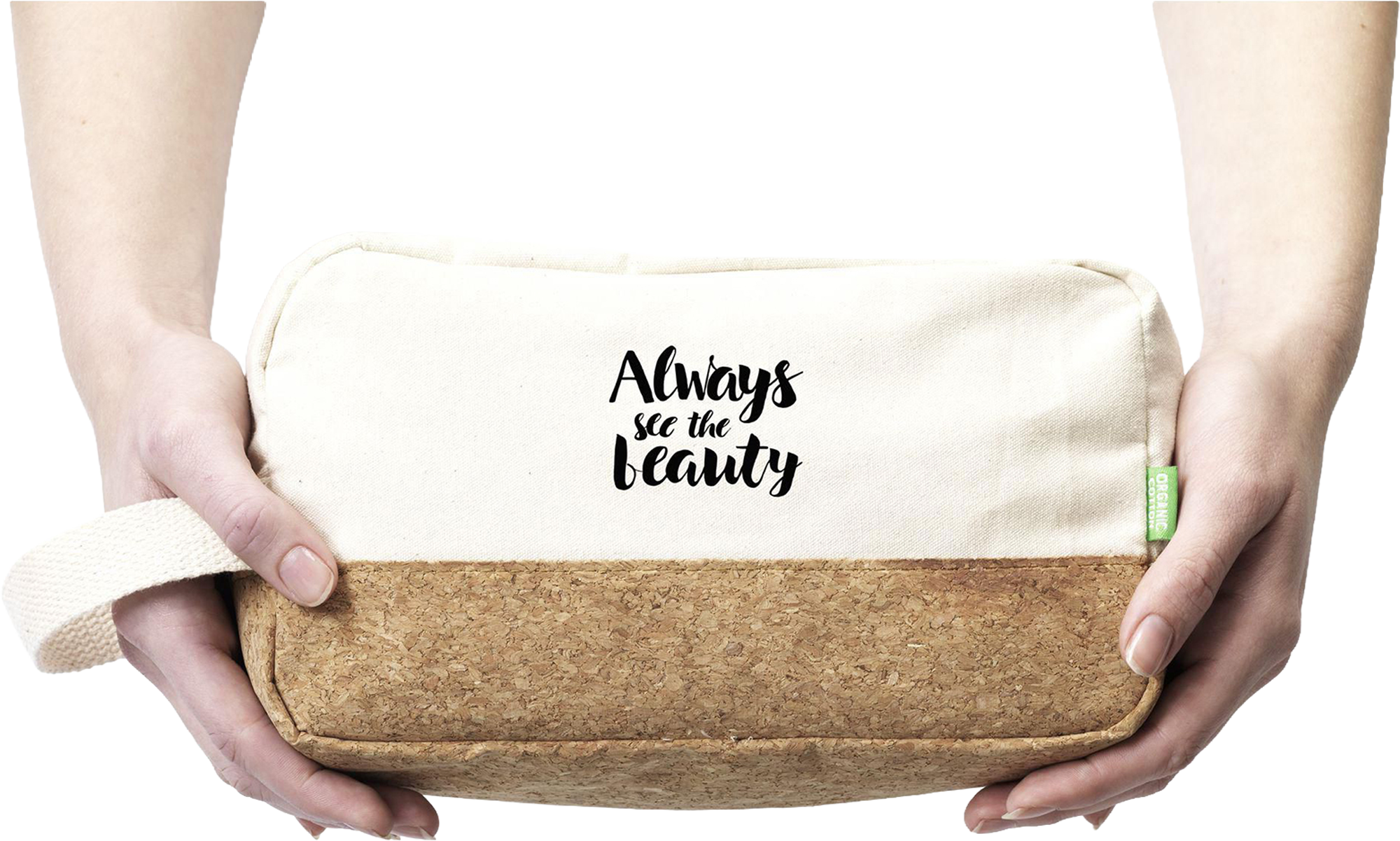 Picture of Organic canvas and cork toiletry bag