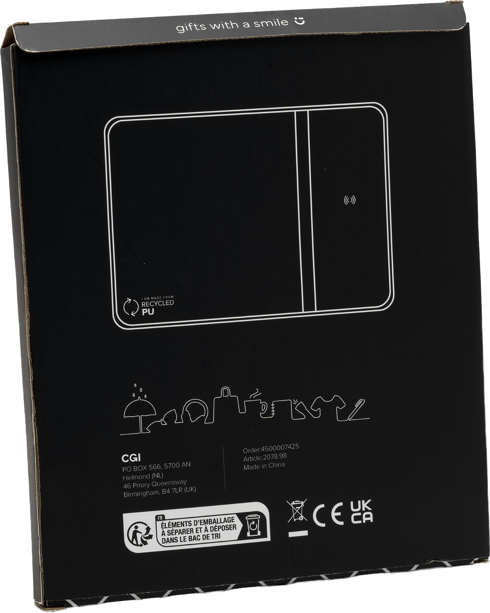 Picture of Recycled wireless charging mouse mat