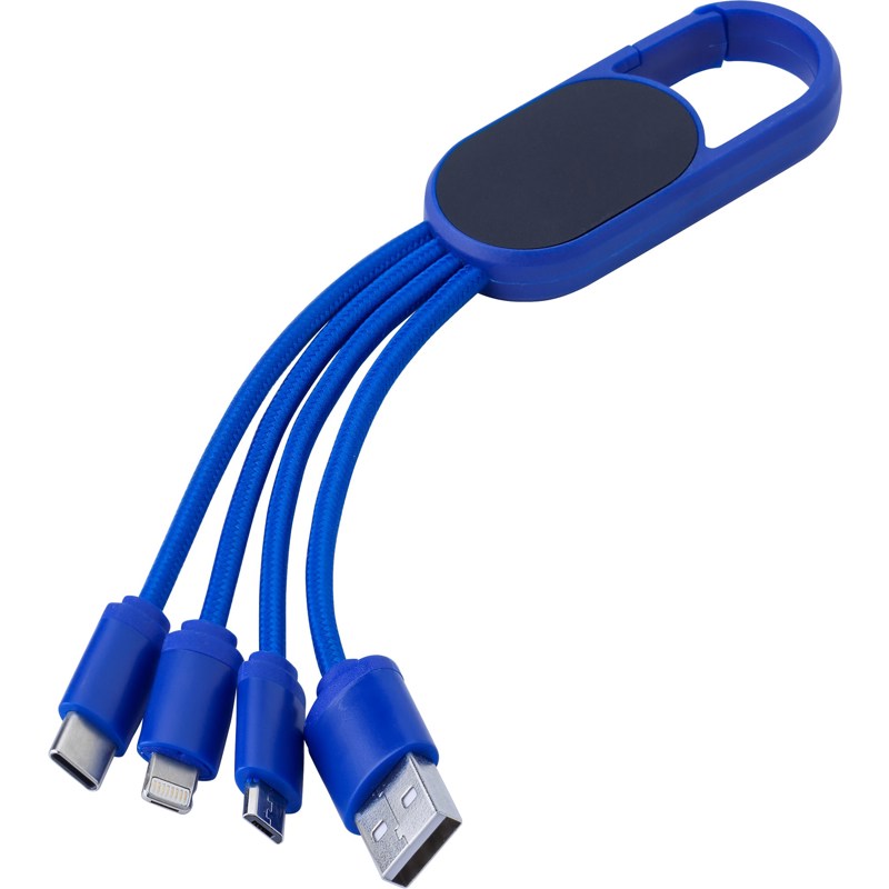 Light up logo charging cable set