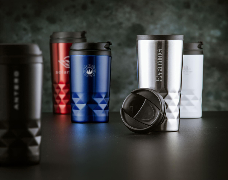 Double walled travel mug (300ml) 264638_032 (Silver)