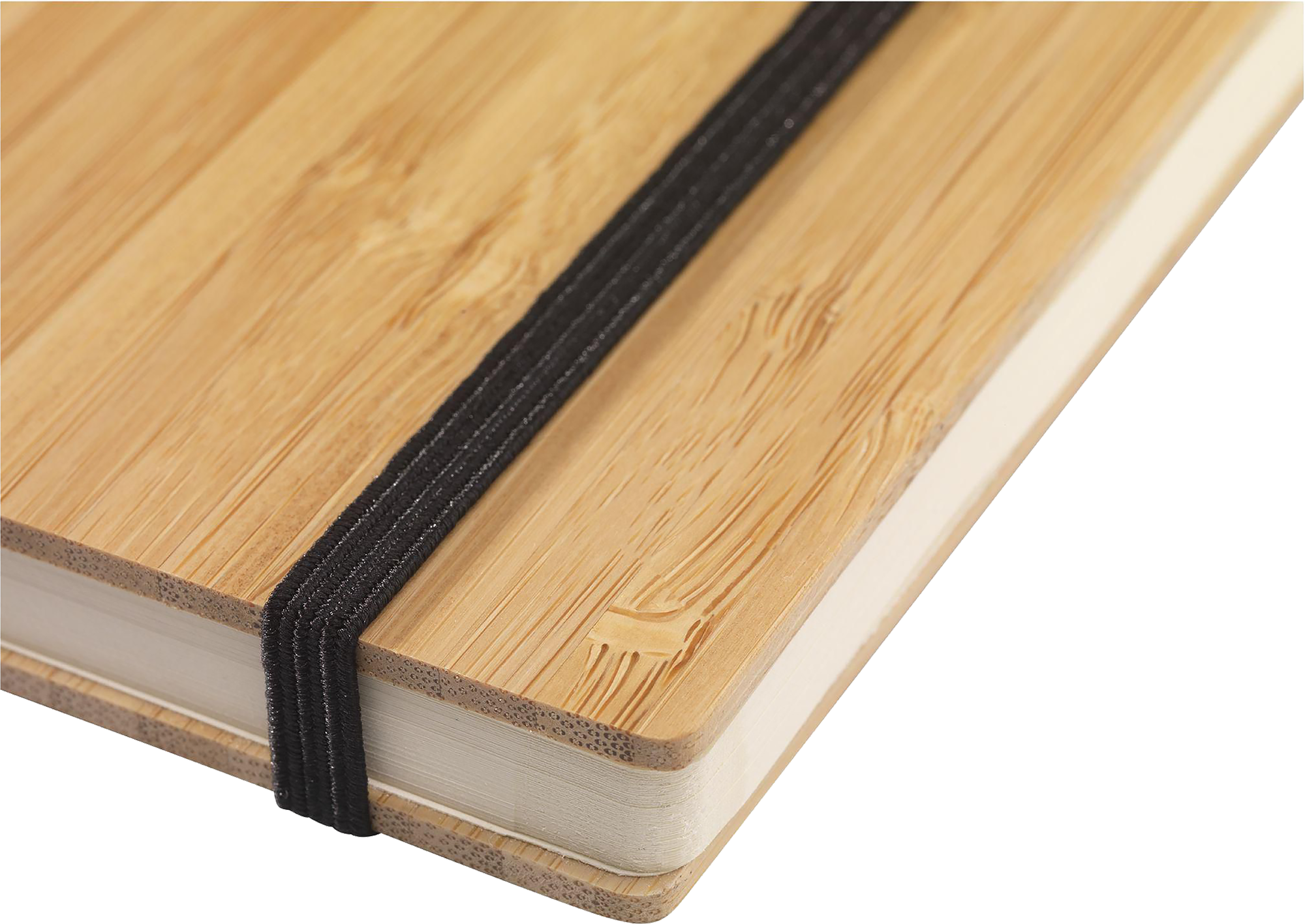 Picture of Bamboo notebook with naked spine (approx A5)