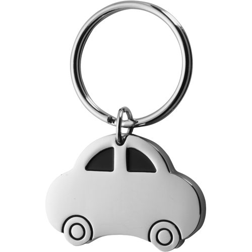 Metal car keyring