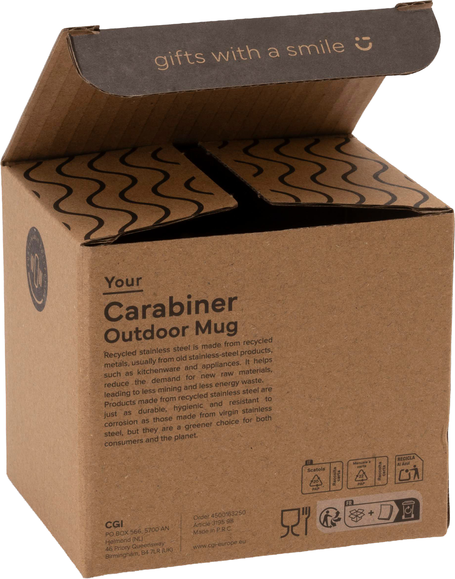 Picture of Carabiner double walled mug (220ml) 
