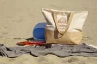 Organic cotton beach bag (320 gsm/9.4oz) 265681_311 (Natural)
