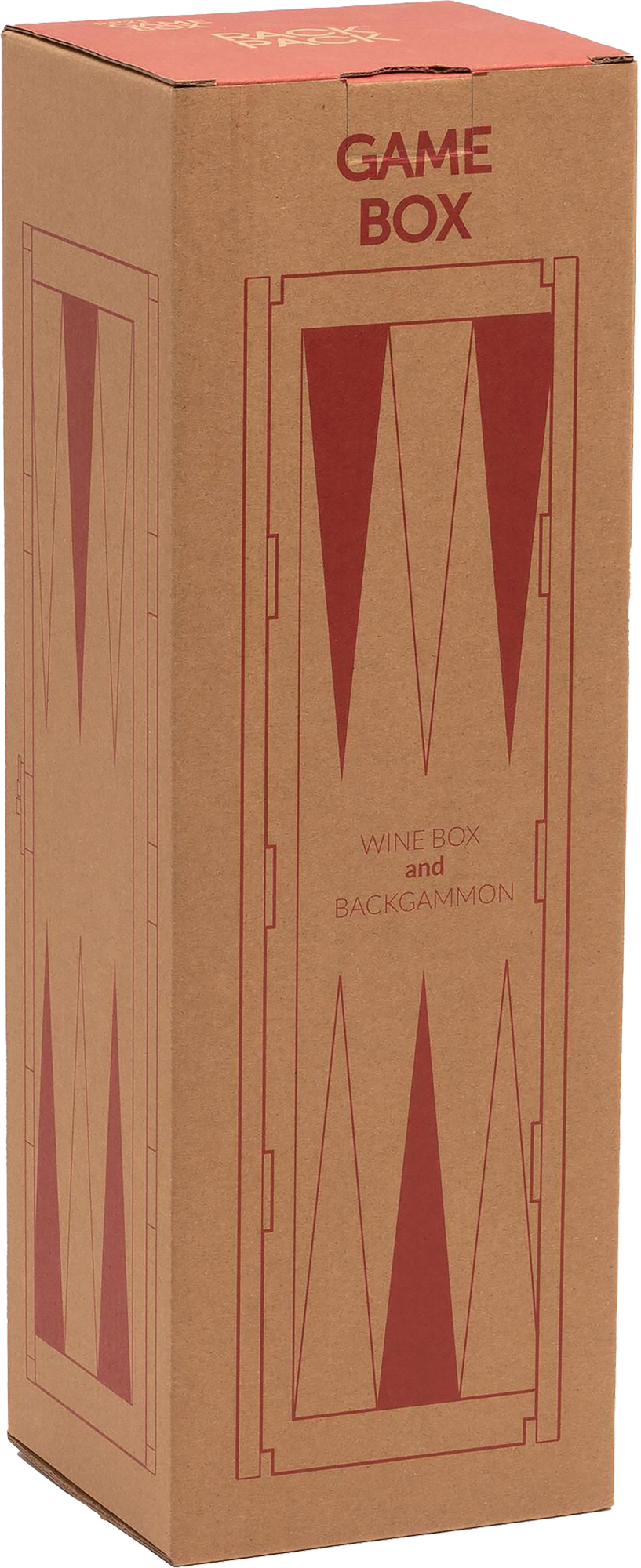 Picture of Rackpack wine gift box & backgammon game