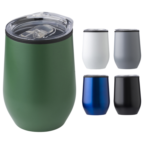 Stainless steel double wall mug (300ml)