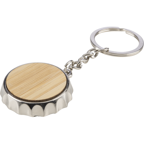 Zinc alloy keychain and opener