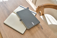 RPET polyester notebook (approx. A5) 1349492_001 (Black)