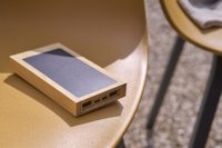 Bamboo solar power bank (10000 mAh) 1266572_011 (Brown)