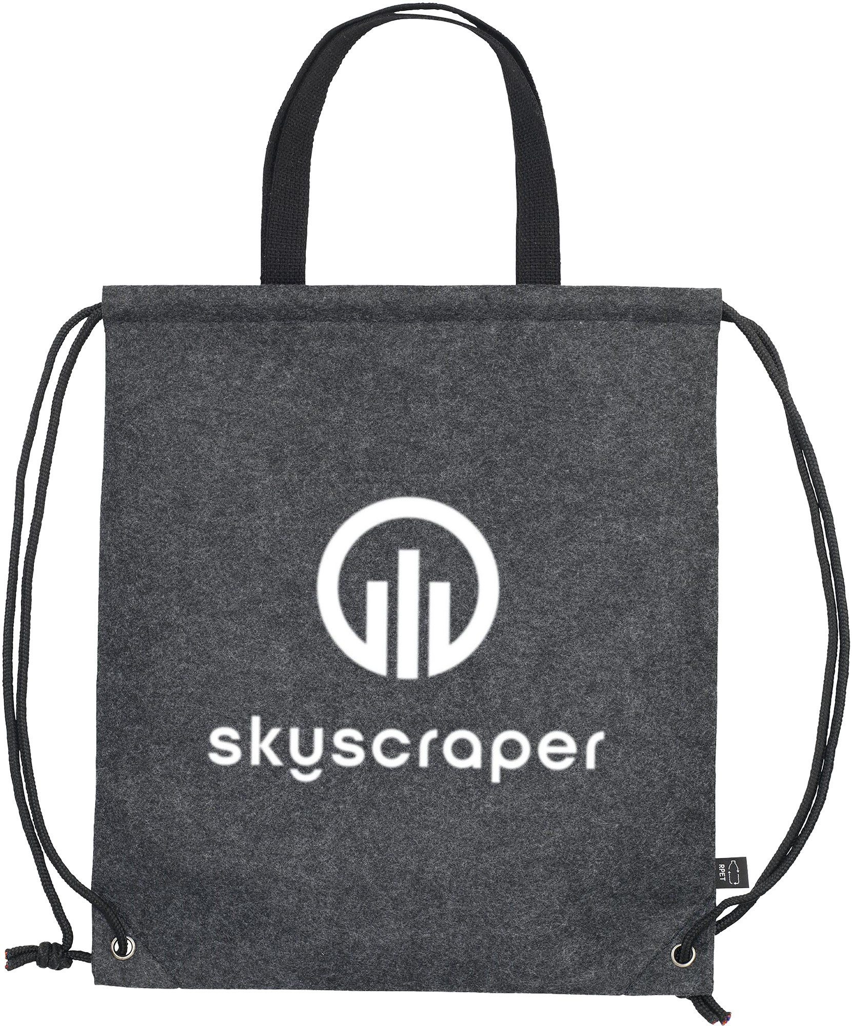 Picture of  RPET felt drawstring bag