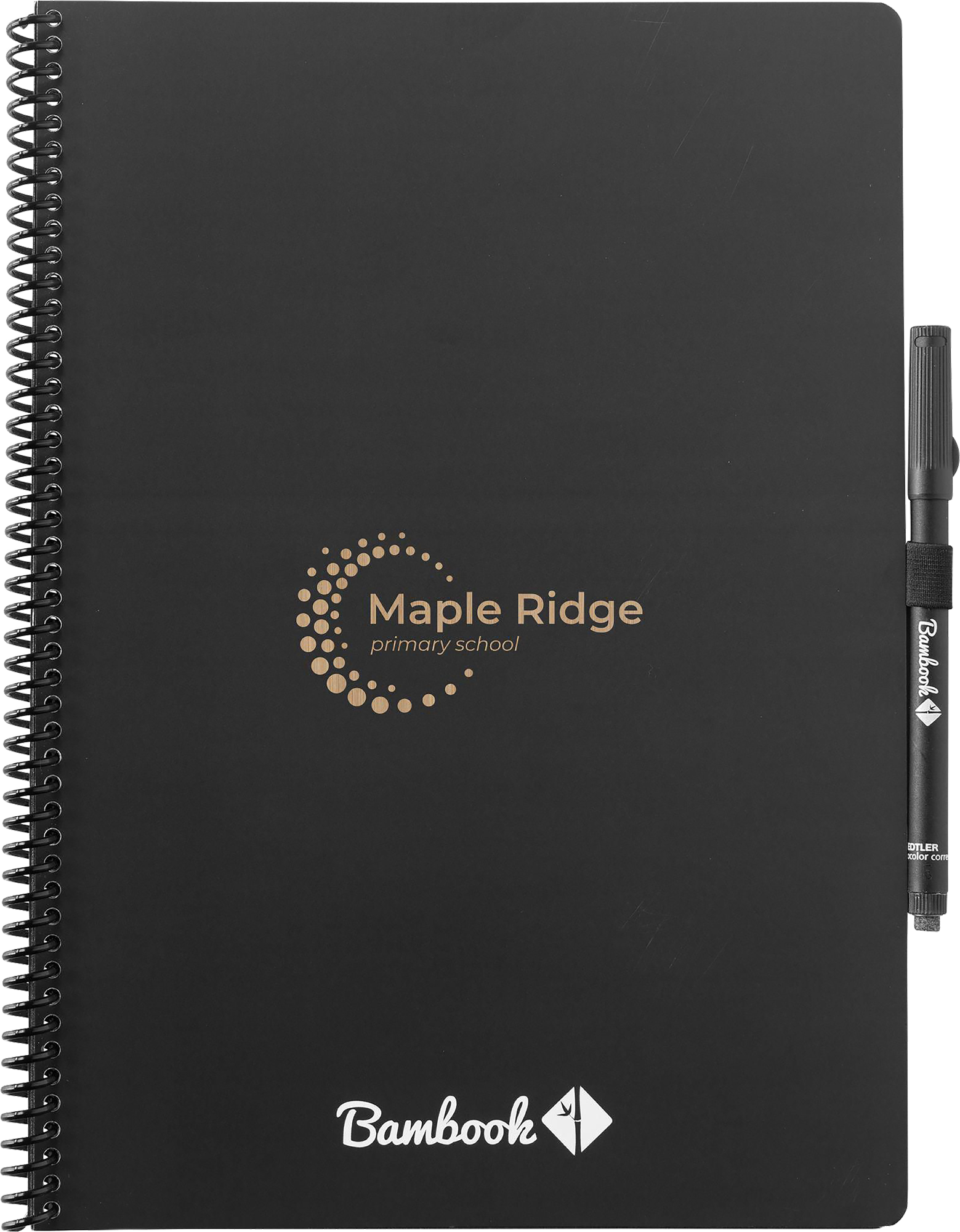 Picture of Bambook notebook with pen loop (approx A4)