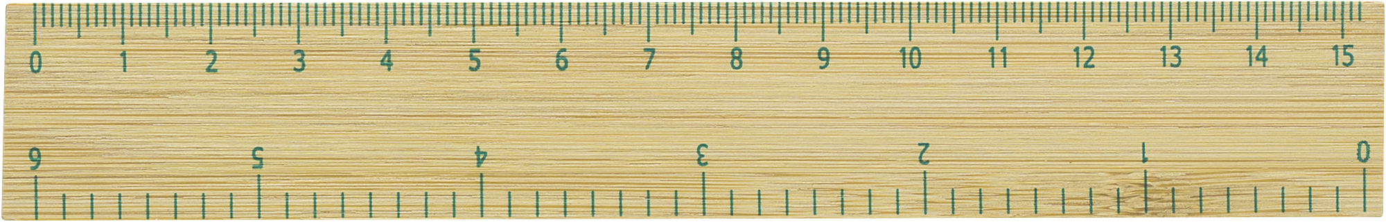 Picture of Bamboo ruler (15cm)