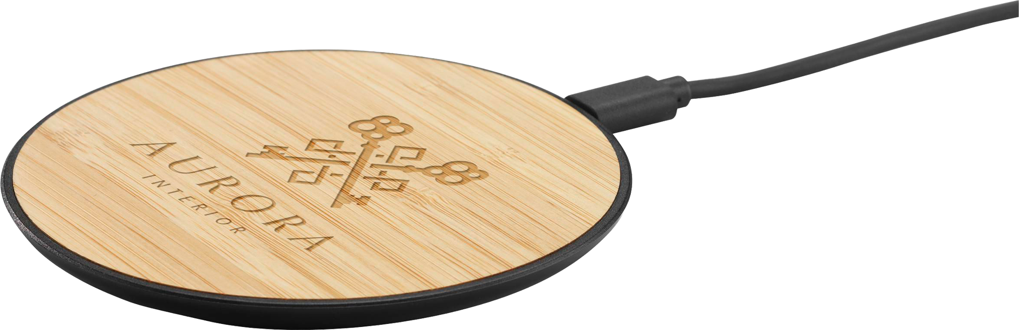 Picture of Bamboo 15W wireless fast charger