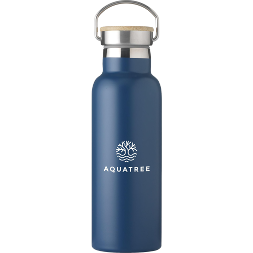 Recycled stainless steel double walled bottle (500ml)