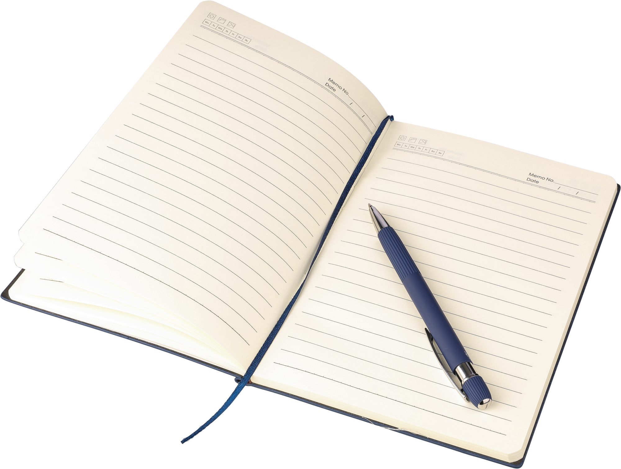 Picture of Recycled PU notebook with ballpen gift set (approx. A5)