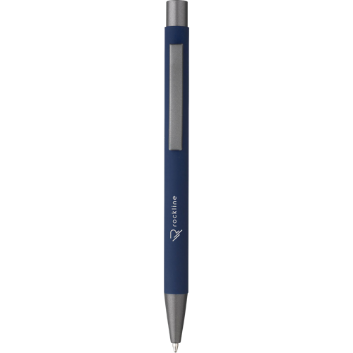 Soft touch recycled aluminium ballpen