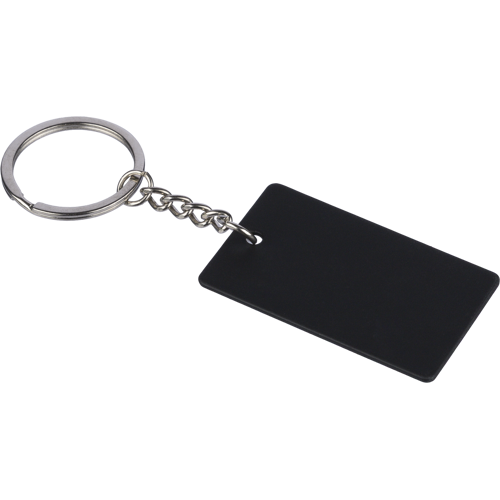 Recycled stainless steel keyring
