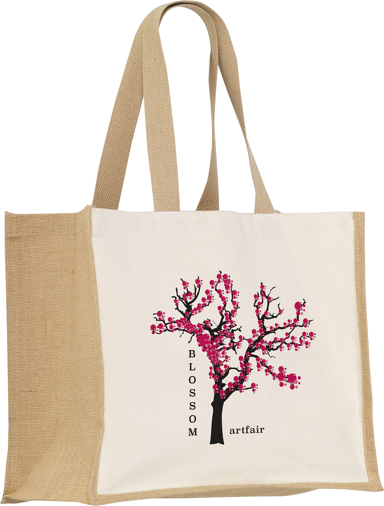 Picture of Jute canvas shopper (320gsm/9.43oz )