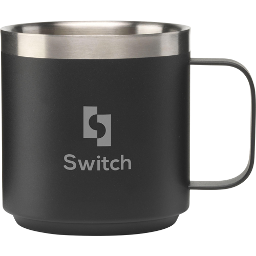 Recycled double walled stackable mug (300ml)