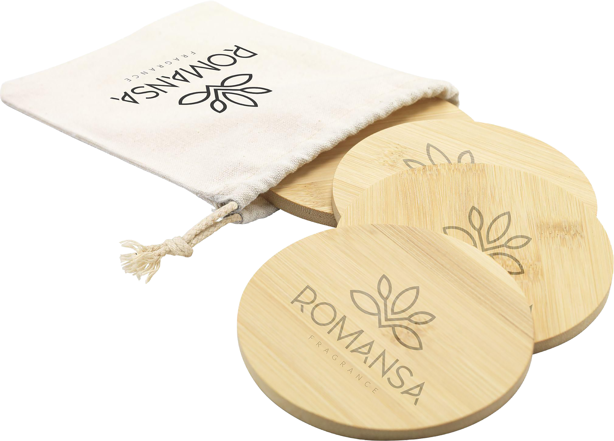 Picture of Bamboo coaster set