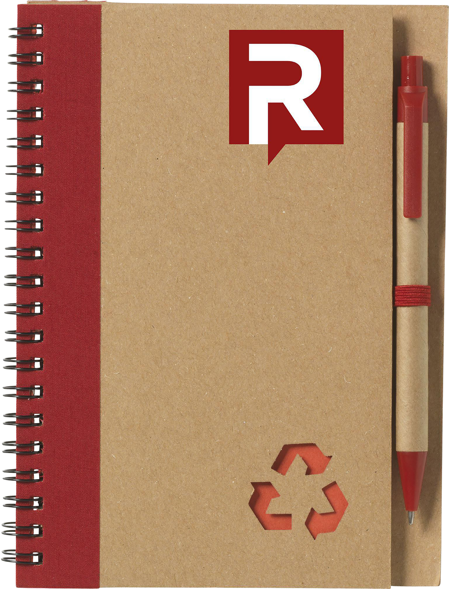 Picture of Recycled notebook and pen (approx A5)