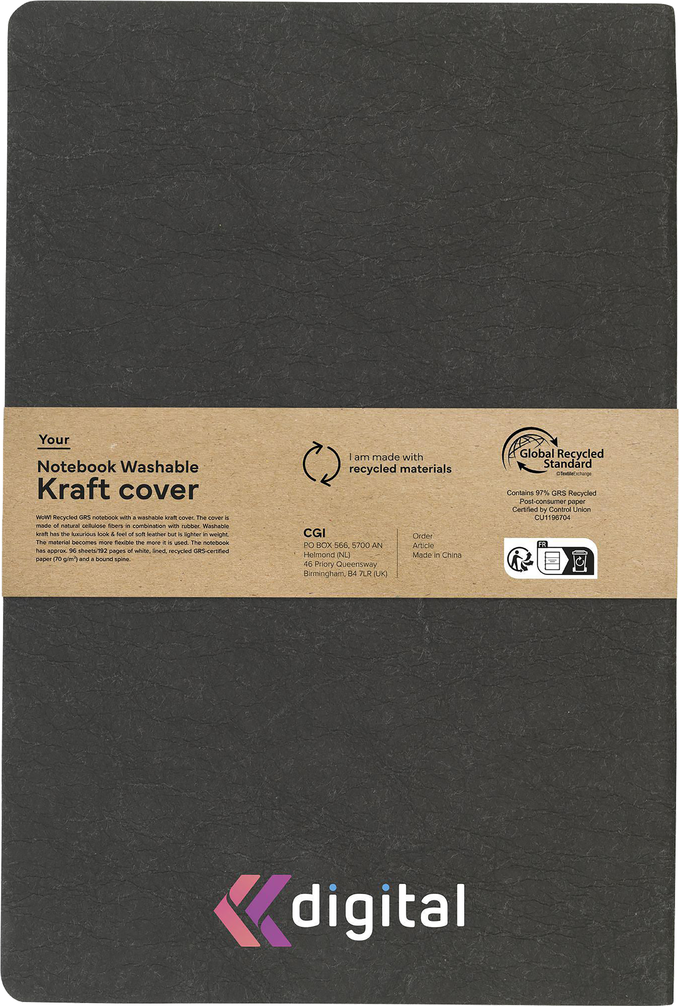Picture of Recycled notebook (approx. A5) 
