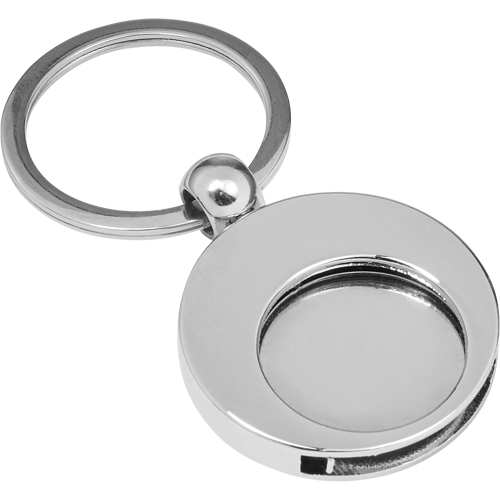 Shopping trolley coin keyring
