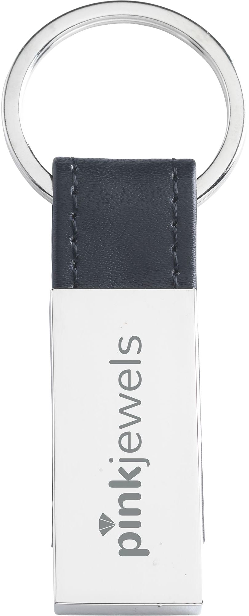 Picture of Metal and PU keyring