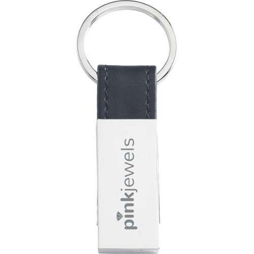 Metal and PU keyring