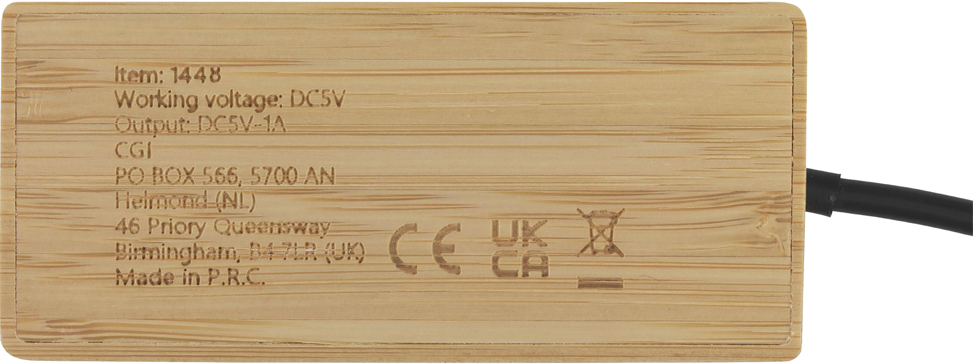 Picture of Bamboo USB hub