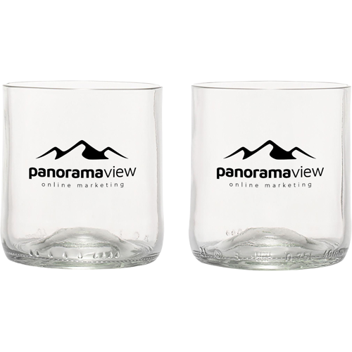 Rebottled® 2-pack drinking glasses