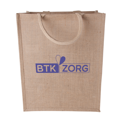 Portrait jute bag