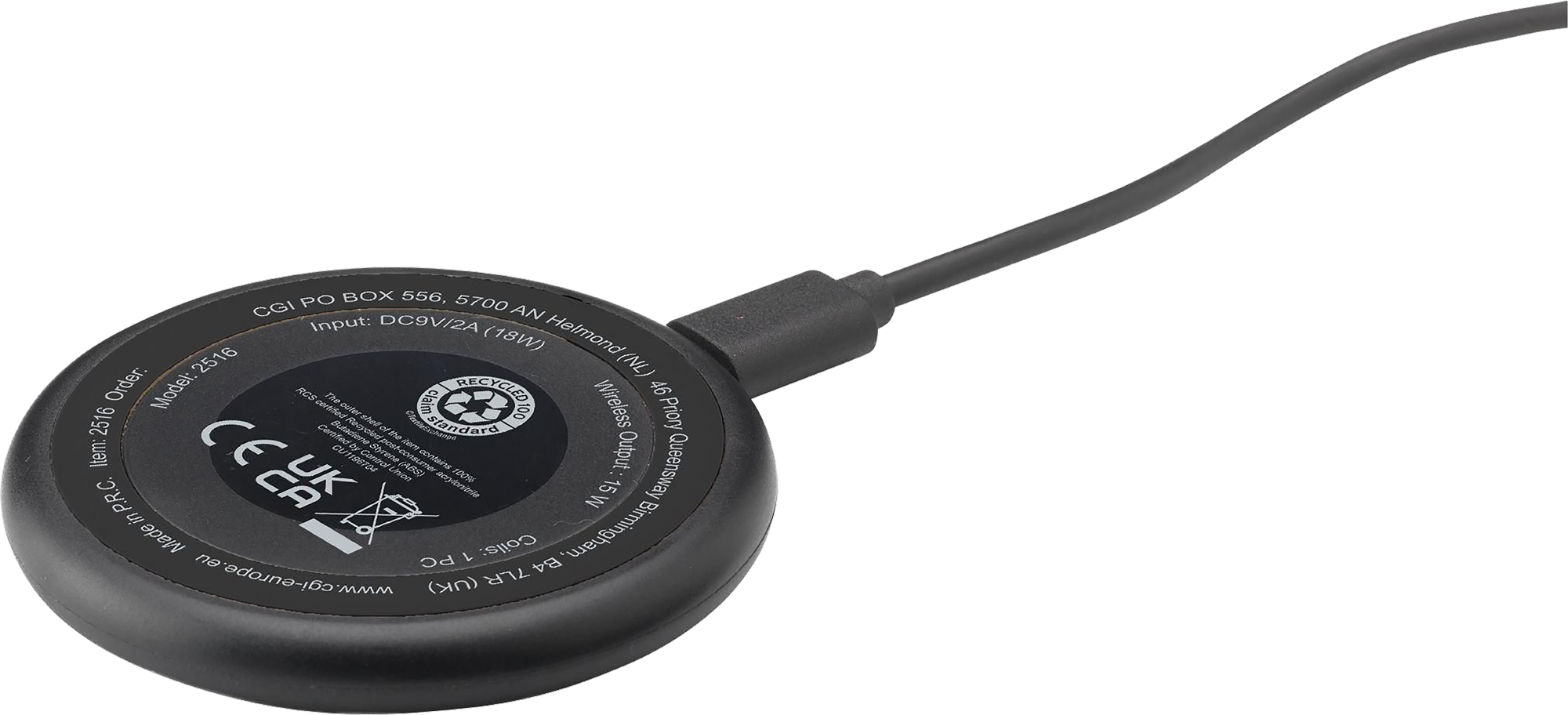 Picture of Recycled 15W magnetic wireless charger