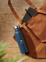 Recycled stainless steel bottle (800ml) 262681_005 (Blue)