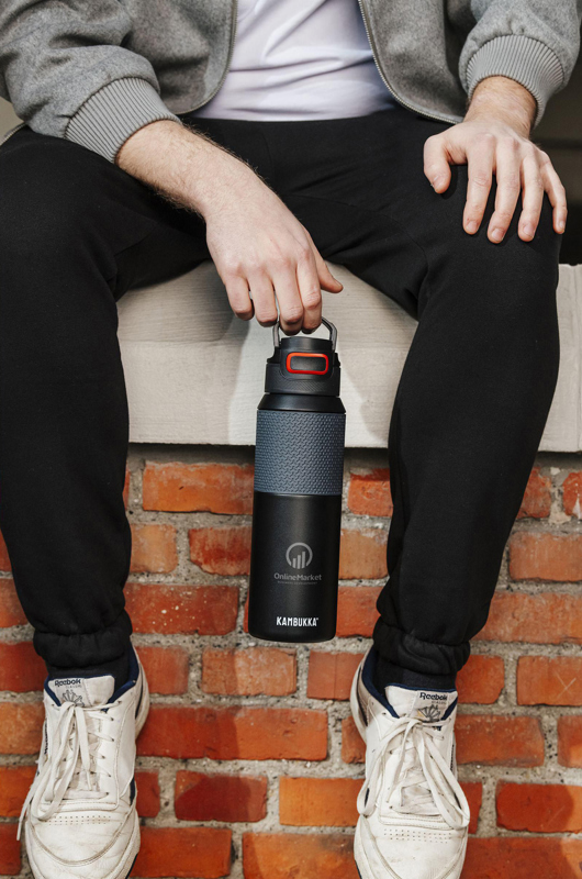 Kambukka® Elton Insulated bottle (1000ml) 262752_086 (Black/grey)