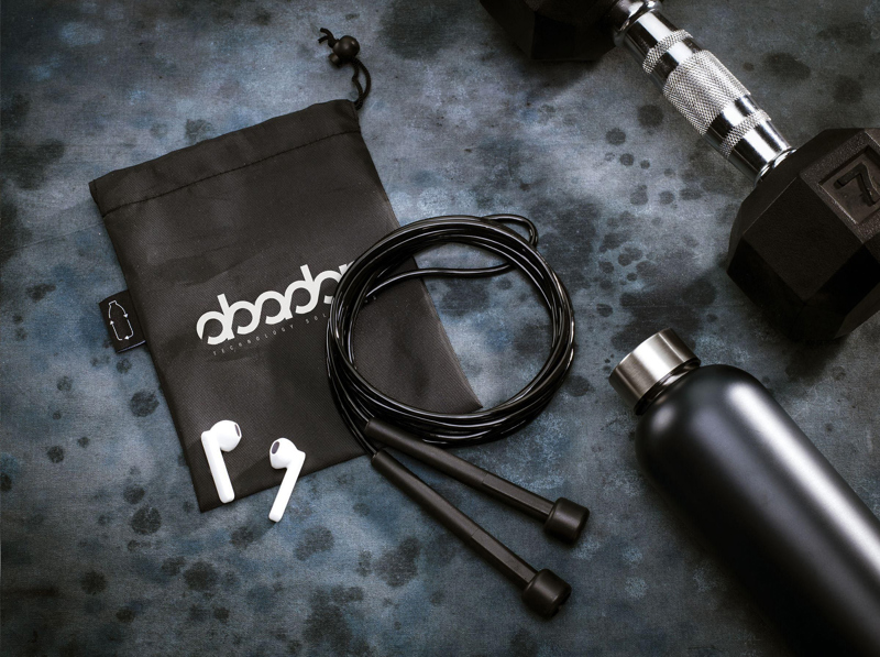 Skipping rope in a pouch 261359_001 (Black)