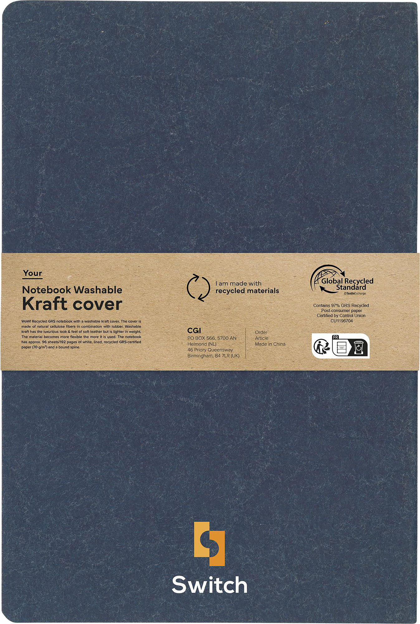 Picture of Recycled notebook (approx. A5) 