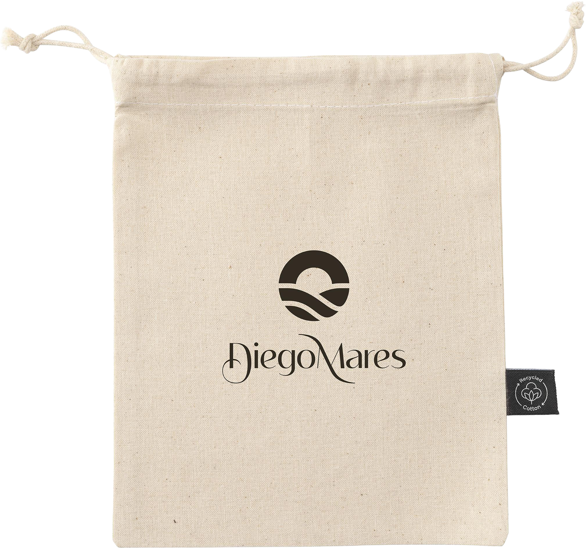Picture of Recycled cotton gift pouch (150gsm/4.4oz)