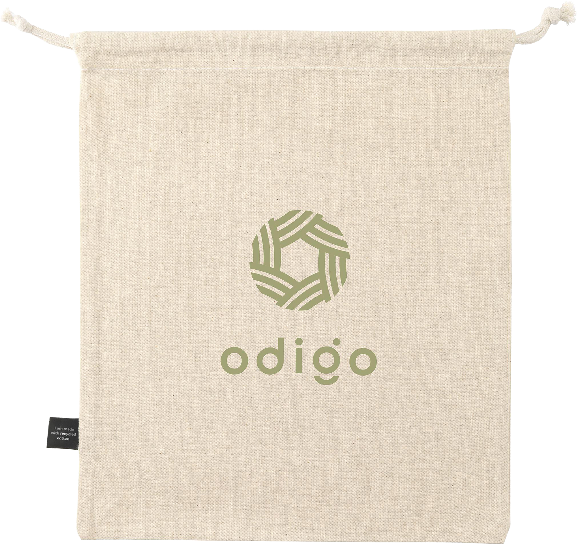 Picture of Recycled cotton gift pouch (150gsm/4.4oz)