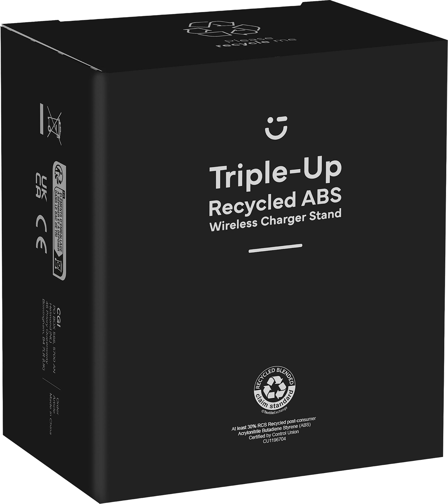 Picture of Triple-Up recycled wireless charger stand