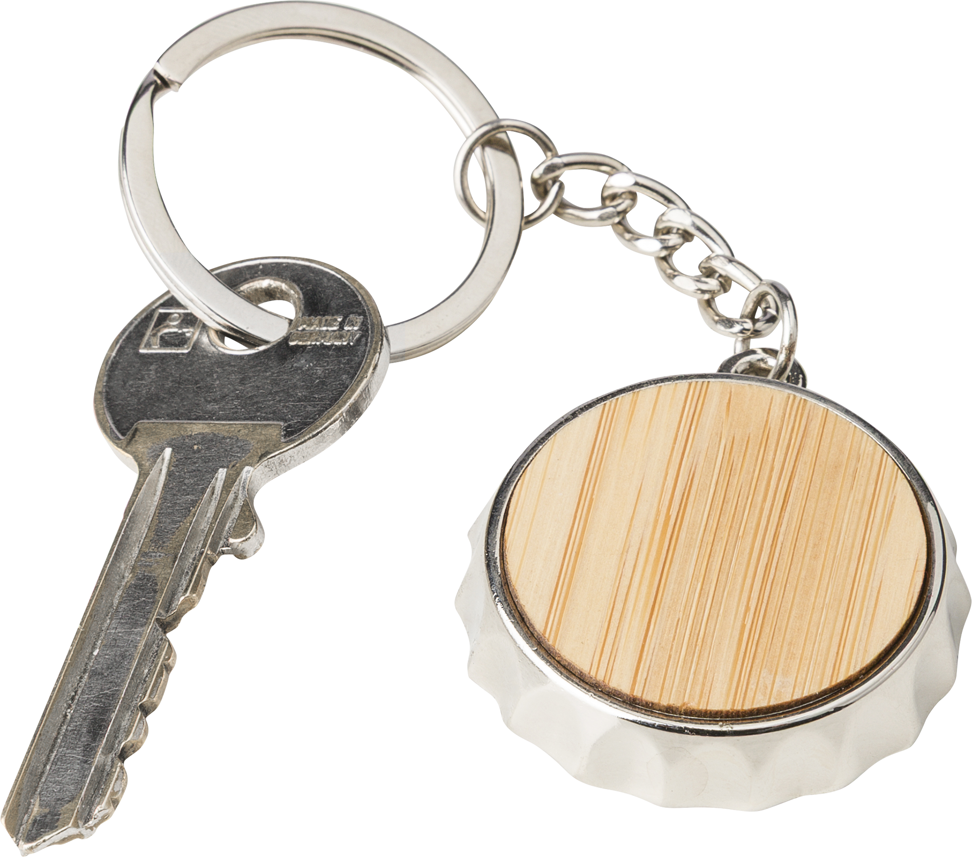 Picture of Zinc alloy keychain and opener