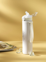 Recycled stainless steel double walled bottle (750ml)  263200_002 (White)