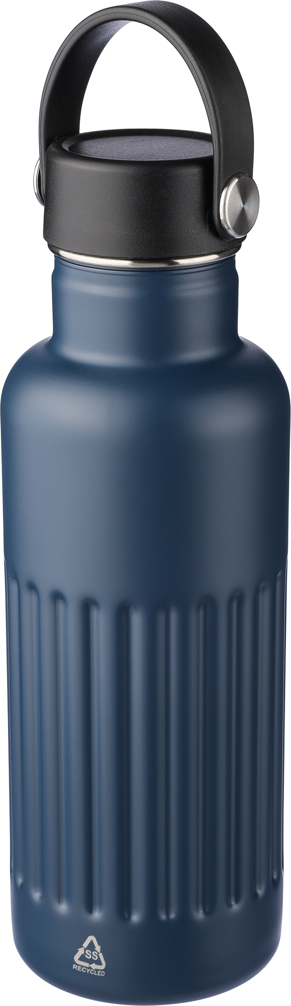 Picture of Recycled stainless steel double walled drinking bottle (500ml)