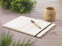 Bamboo note book with naked spine (approx A5) 263923_311 (Natural)